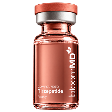 Illustrative BloomMD compounded tirzepatide vial