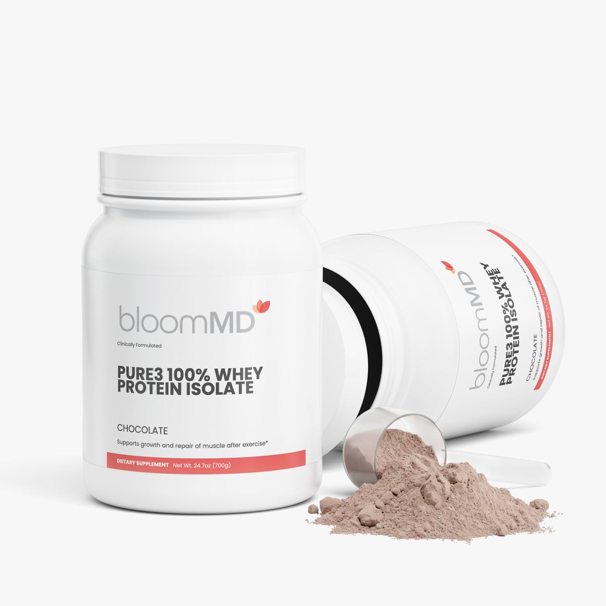 Pure3 100% Whey Protein Isolate (Chocolate)