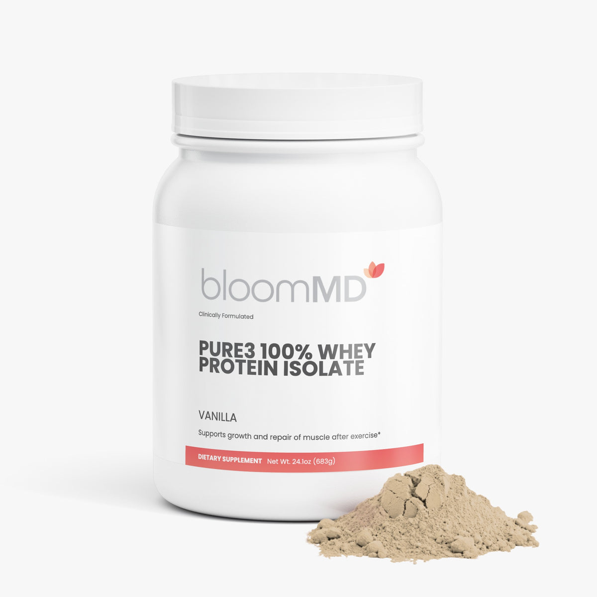 Pure3 100% Whey Protein Isolate (Vanilla)