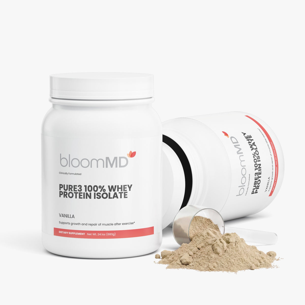 Pure3 100% Whey Protein Isolate (Vanilla)