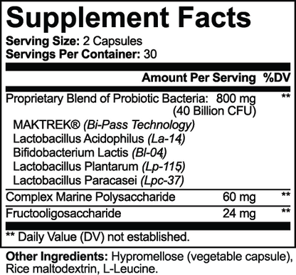 Probiotic 40B + Prebiotics