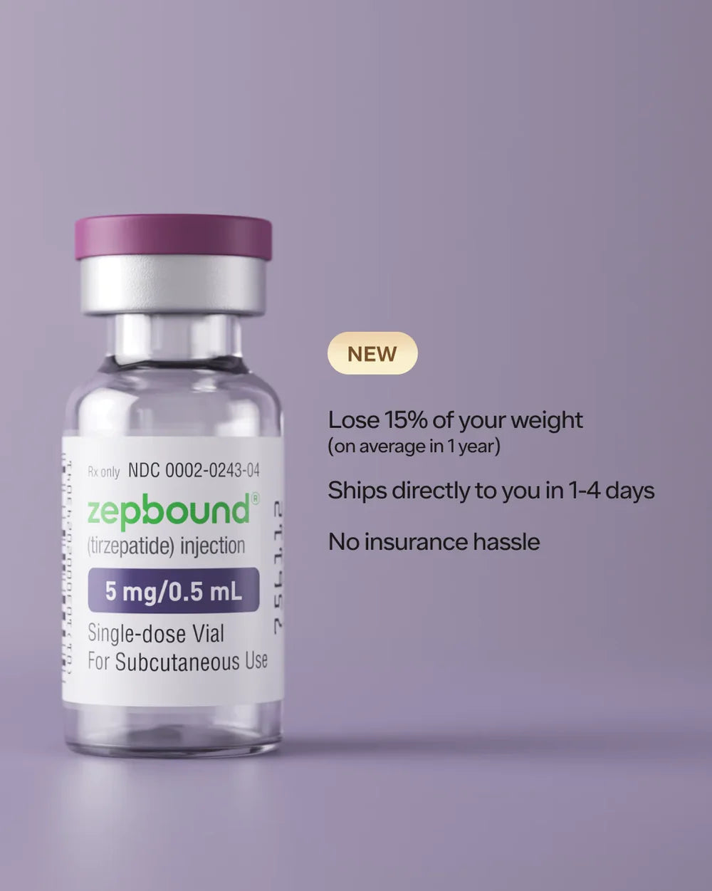 Zepbound® Refill Prescription Only (Medication Not Included)