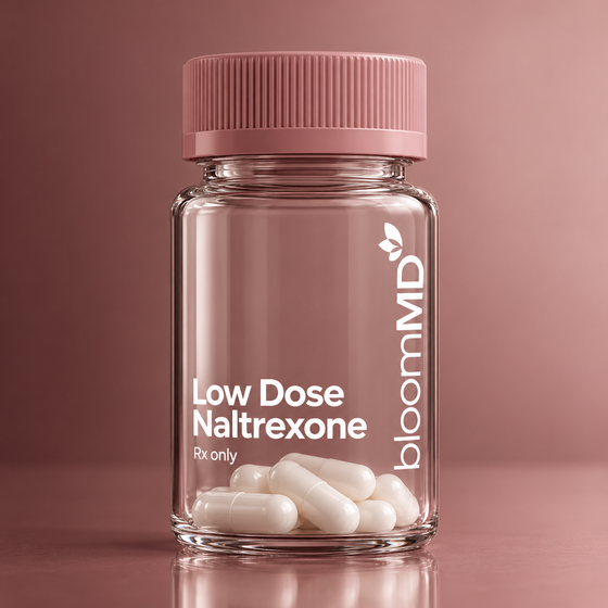 BloomMD Low Dose Naltrexone illustrative prescription packaging