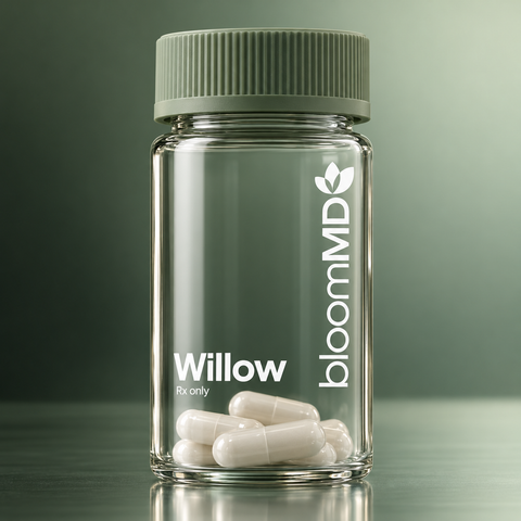 BloomMD Willow illustrative prescription packaging