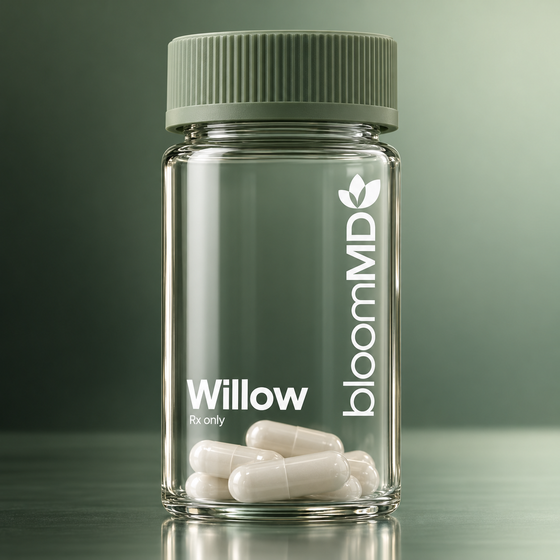 BloomMD Willow illustrative prescription packaging