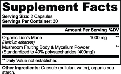 Lion’s Mane Focus